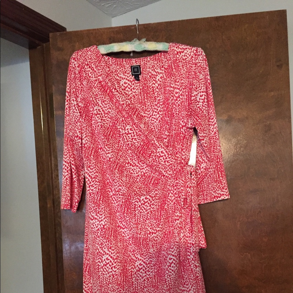 Maternity wrap dress